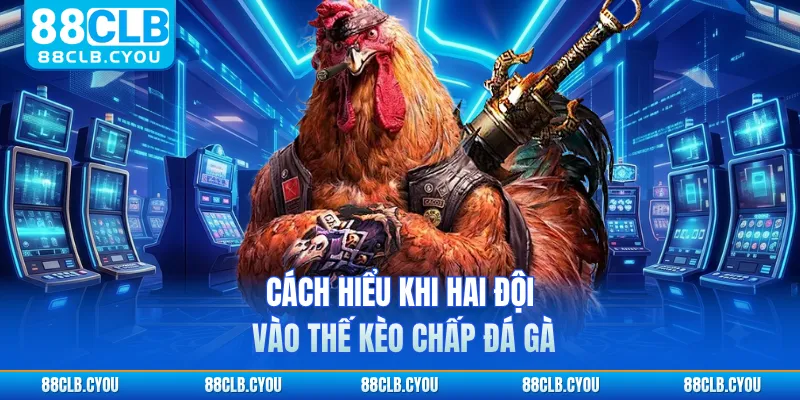 Cách hiểu khi hai đội vào thế kèo chấp đá gà