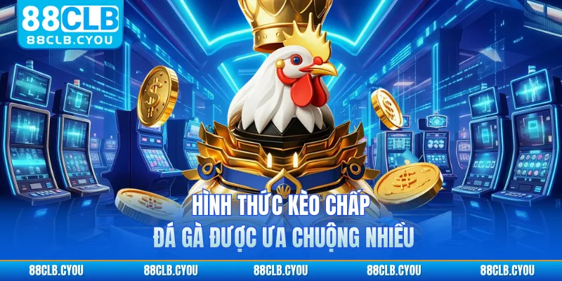 Hình thức kèo chấp đá gà được ưa chuộng nhiều